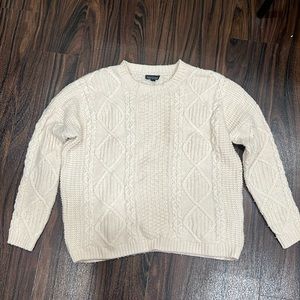 Topshop beige/ecru knit sweater
